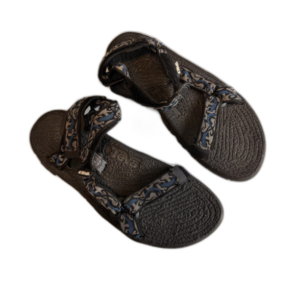 Teva Mens Terradactyl Sandals Size 10 Hiking Sandals Outdoors Black Blue main image 4